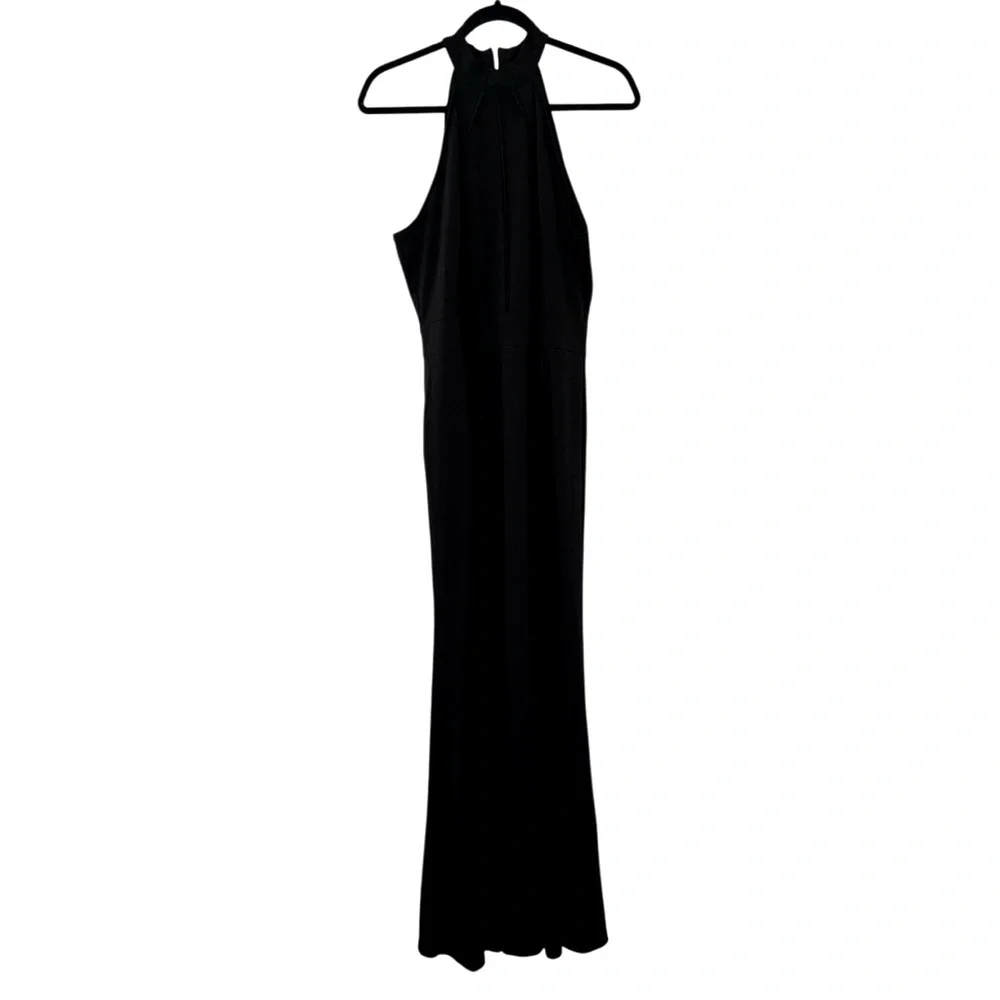 🆕Women's Elegant Halter Neck Sleeveless Mermaid Long Evening Dress - Picture 12 of 14